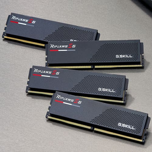 G.Skill Ripjaws S5 32GB (16GBx2) DDR5 5200MHz RAM (Matte Black)